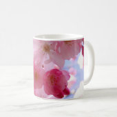 Roze springbloesem koffiemok (Voorkant rechts)