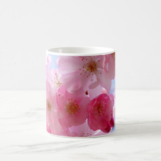 Roze springbloesem koffiemok (Center)