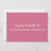 Roze sprinken Cupcake Wedding Vrijgezellenfeest Ca Kaart (Achterkant)