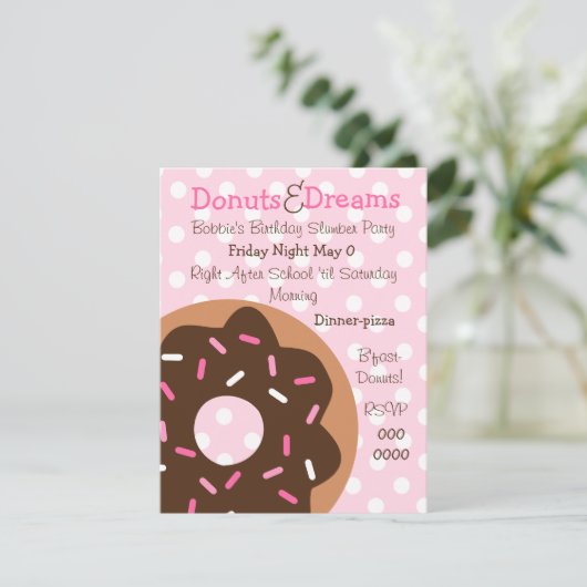 Roze sprinkhaan kaart (Staand voorkant)