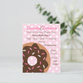 Roze sprinkhaan kaart (Staand voorkant)