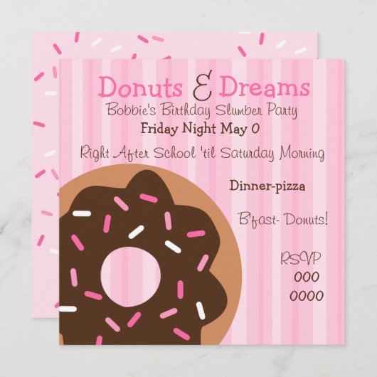 Roze sprinkhaan kaart (Voorkant / Achterkant)