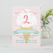 Roze sprinkhaankreeft Ice Cream Birthday Kaart (Staand voorkant)