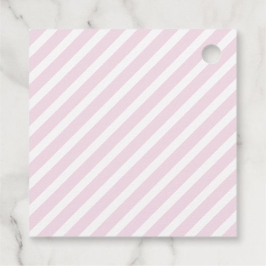 Roze Sprinkle Donut "Bedankt a Hole Bunch" Bedankjes Labels (Achterkant)