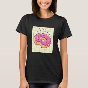 Roze Sprinkle Donut Doughnut Foodie Food T-shirt