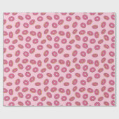 Roze Sprinkle Donut Patroon Cadeaupapier (Vlak)