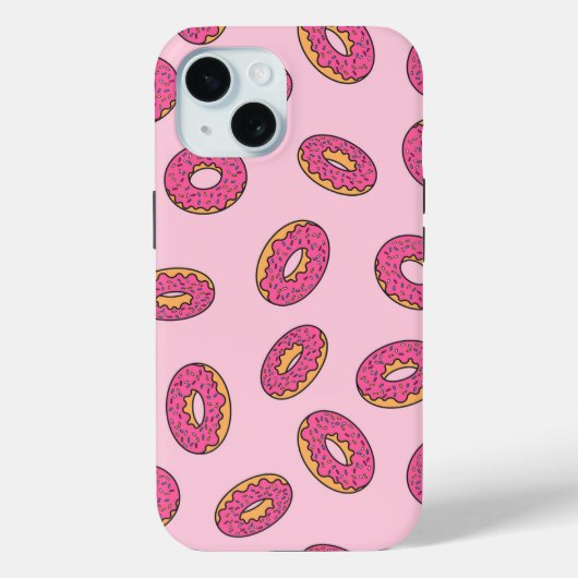 Roze Sprinkle Donut Patroon Case-Mate iPhone Case (Achterkant)