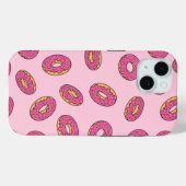 Roze Sprinkle Donut Patroon Case-Mate iPhone Case (Achterkant (horizontaal))