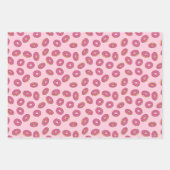 Roze Sprinkle Donut Patroon Inpakpapier Vel (Voorkant 2)