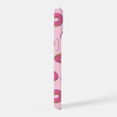 Roze Sprinkle Donut Patroon iPhone 15 Case (Rechterkant)