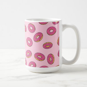 Roze Sprinkle Donut Patroon Koffiemok