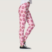 Roze Sprinkle Donut Patroon Leggings (Rechts)