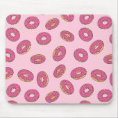 Roze Sprinkle Donut Patroon Muismat (Voorkant)