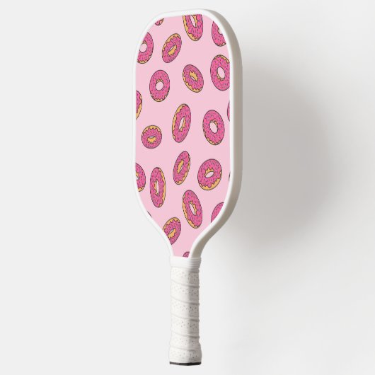 Roze Sprinkle Donut Patroon Pickleball Paddle (Links)