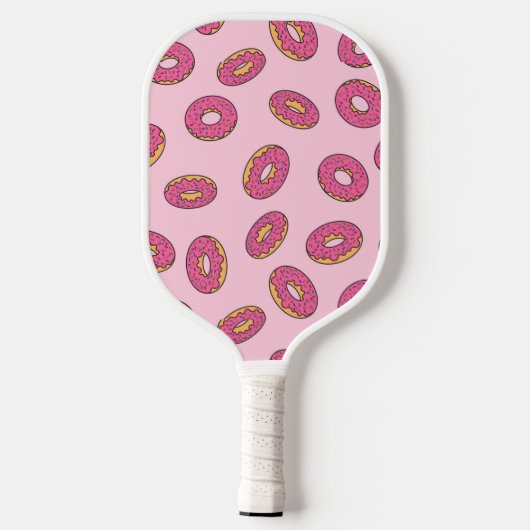 Roze Sprinkle Donut Patroon Pickleball Paddle (Achterkant)