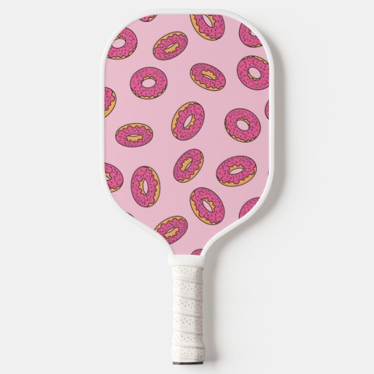 Roze Sprinkle Donut Patroon Pickleball Paddle (Voorkant)