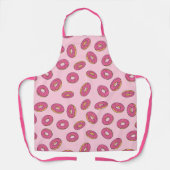Roze Sprinkle Donut Patroon Schort (Voorkant)