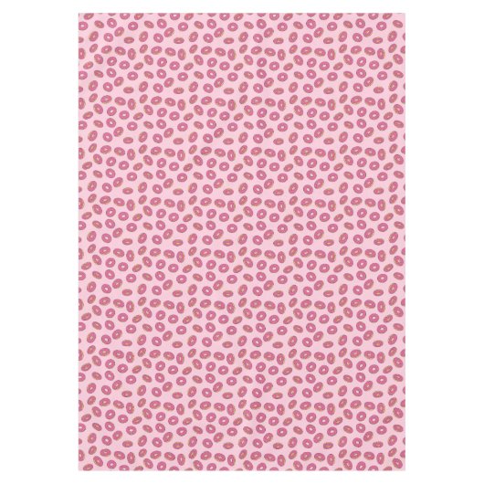 Roze Sprinkle Donut Patroon Tafelkleed (Voorkant)