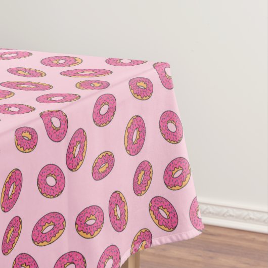 Roze Sprinkle Donut Patroon Tafelkleed (Voorbeeld)