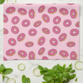 Roze Sprinkle Donut Patroon Theedoek (Gevouwen)