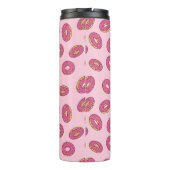 Roze Sprinkle Donut Patroon Thermosbeker (Achterkant)