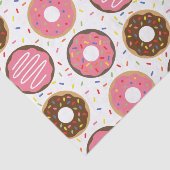 Roze Sprinkles Donuts Tissuepapier (Detail)