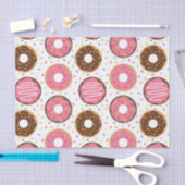 Roze Sprinkles Donuts Tissuepapier (Craft)