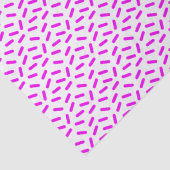 Roze Sprinkles Patroon Aangepast Tissuepapier (Detail)