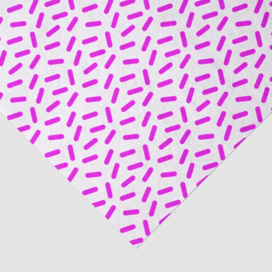 Roze Sprinkles Patroon Aangepast Tissuepapier (Detail)