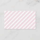 Roze sproeier Donut Display Shower Insert Card Visitekaartje (Achterkant)