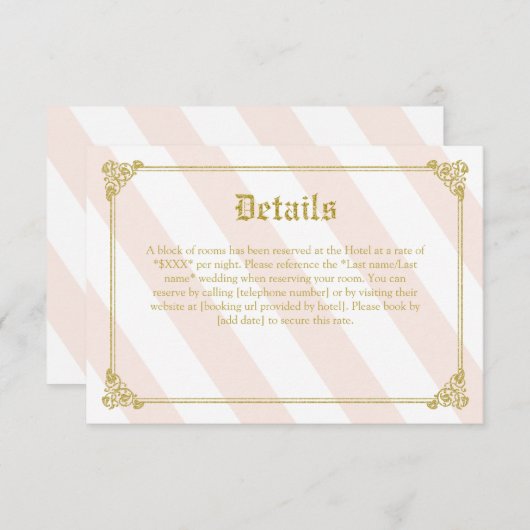 Roze sproeikaart informatiekaartje (Voorkant / Achterkant)