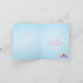 Roze Sprookje Dank Je Wel Notitiekaart 3 (Binnen)