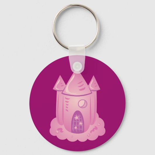 Roze sprookje sleutelhanger (Voorkant)
