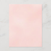 Roze Sprookje Verhalenboek Kasteel bruiloft recept Informatiekaartje (Achterkant)