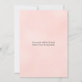Roze Sprookjesboek Kasteel Bruiloft Kaart (Achterkant)