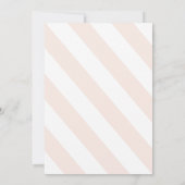 Roze Sprookjesprinses Glitter Baby shower Uitnodig Kaart (Achterkant)