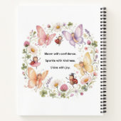 Roze Sprookjestuin Droom Bloemengeweld Meisjes Notitieboek (Achterkant)