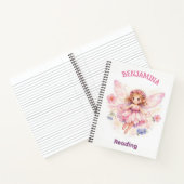 Roze Sprookjestuin Droom Bloemengeweld Meisjes Notitieboek (Binnen)