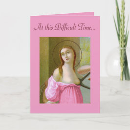 Roze St. Agatha (M 003) - Aanmoedigingskaart 1 Kaart