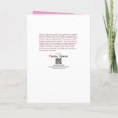 Roze St. Agatha (M 003) - Aanmoedigingskaart 2 Kaart (Achterkant)