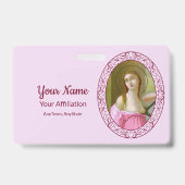 Roze St. Agatha (M 003) Badge 1 (Achterkant)