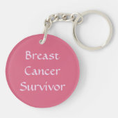 Roze St. Agatha (M 003) Blank/DIY Back Sleutelhanger (Achterkant)