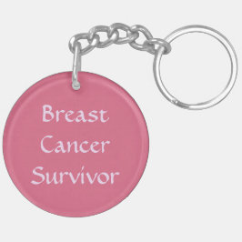 Roze St. Agatha (M 003) Blank/DIY Terug Sleutelhanger