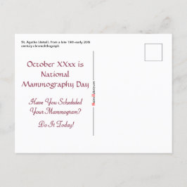 Roze St. Agatha (M 003) Briefkaart 2