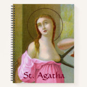 Roze St. Agatha (M 003) Notitieboek (Voorkant)