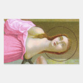 Roze St. Agatha (M 003) Rechthoekige Sticker (Voorkant)