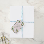 Roze St. Patrick's Day Groene Klaver Bedankt Cadeaulabel (Met Touw)