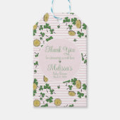 Roze St. Patrick's Day Groene Klaver Bedankt Cadeaulabel (Voorkant)