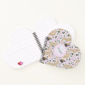 Roze St. Patrick's Day Hart Notebook Notitieboek (Binnen)