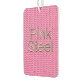 Roze Staal auto luchtverfrisser (Links)